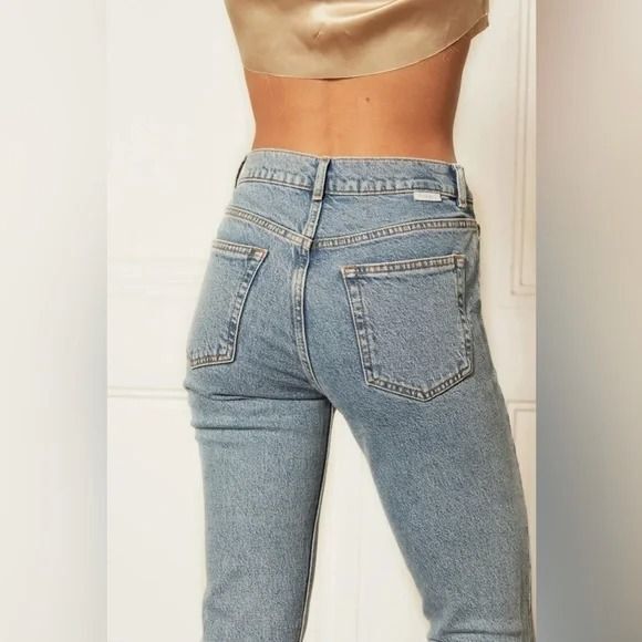 28 Boyish High Rise The Billy Stretch Button Fly Skinny - Picture 3 of 12